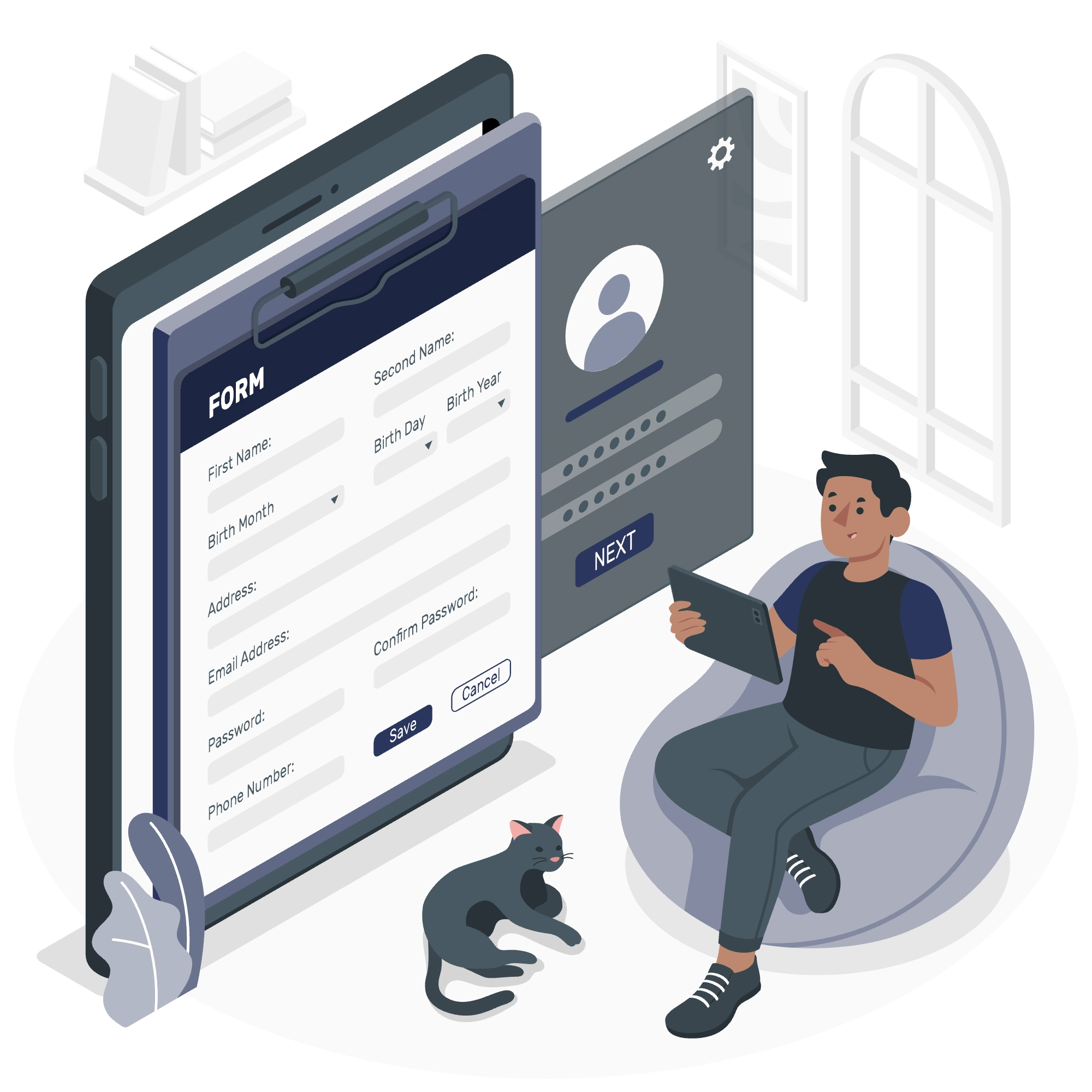 Ilustrasi Form Pembayaran